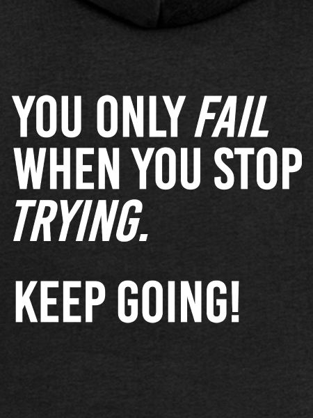Keep going