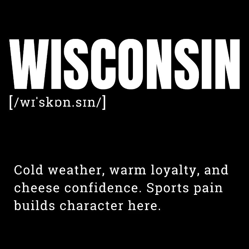 Wisconsin block font style