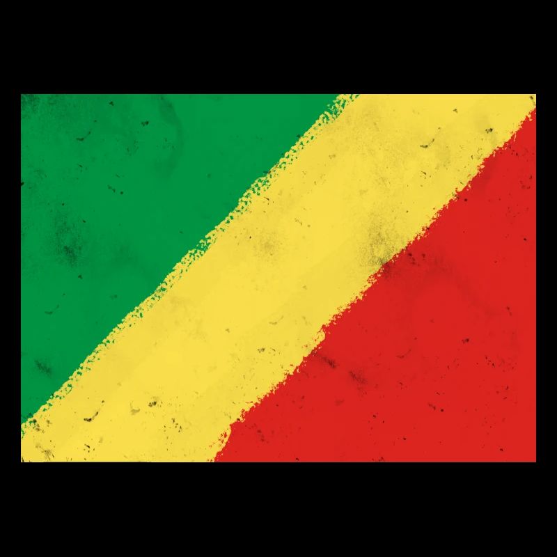 Flagge der Republik Kongo