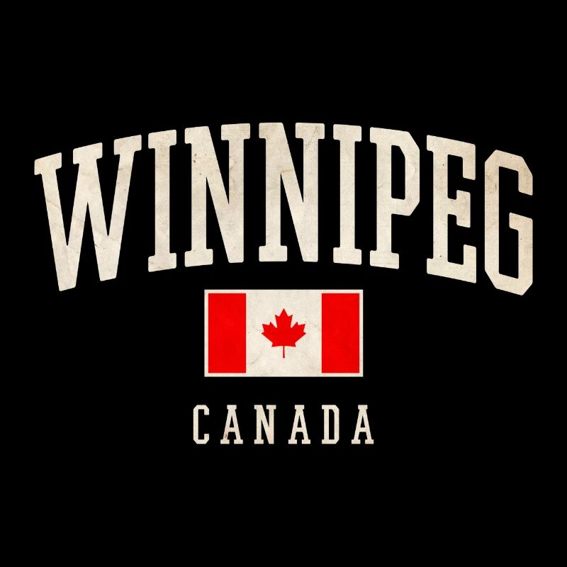 Winnipeg Canada Rétro Varsity