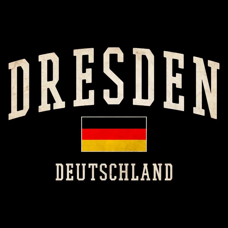Dresden Flag Vintage Design
