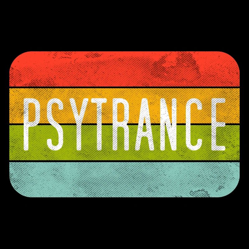 Psytrance Regenbogen Streifen