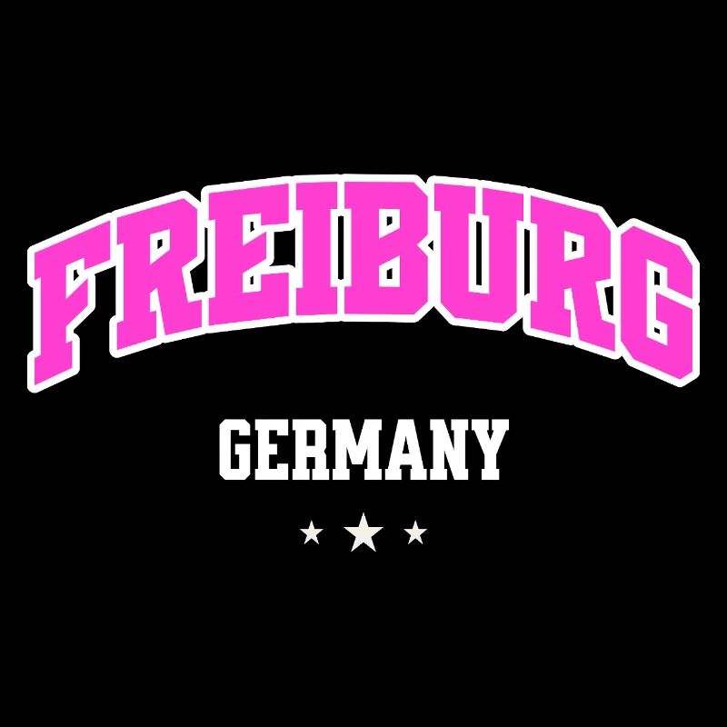 Freiburg Pink Logo Lettering