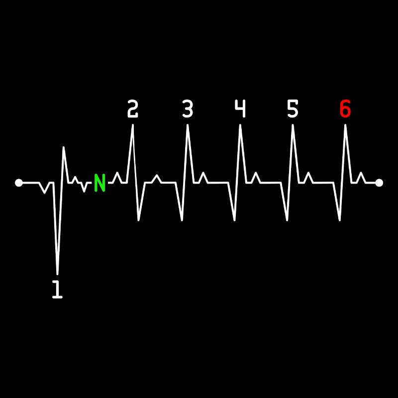 Neon N on Heartbeat