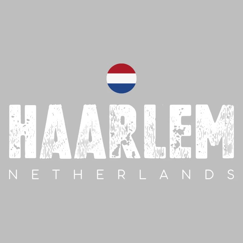 Haarlem Distressed Logo