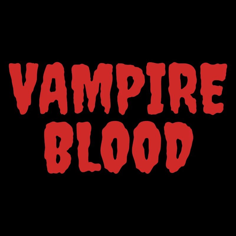 Vampirblut Horror Typografie Design