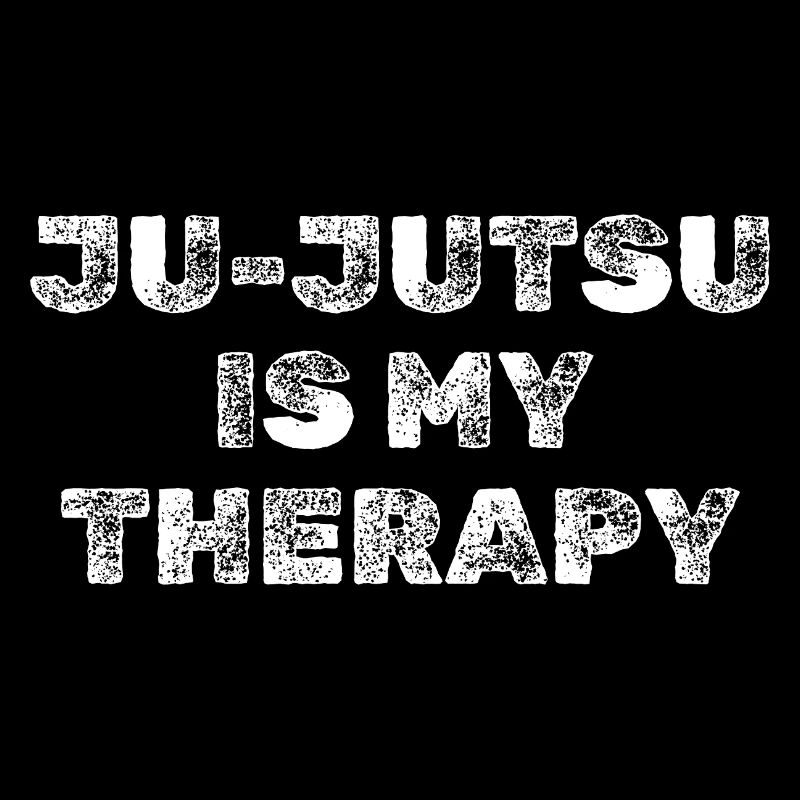 Ju-Jutsu Is My Therapy Grunge Design