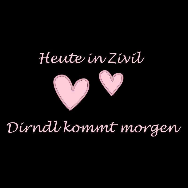 Mein Dirndl ist in der Wäsche 