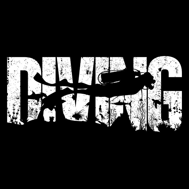 Distressed Bold Typography with Silhouette