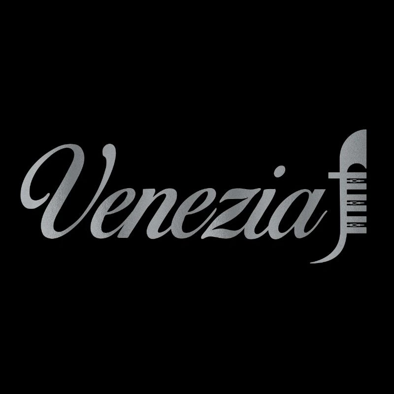 Venezia Schriftzug Metallic