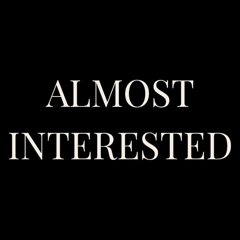 Fast interessiert | Lustige, sarkastische Introvertierte Staty