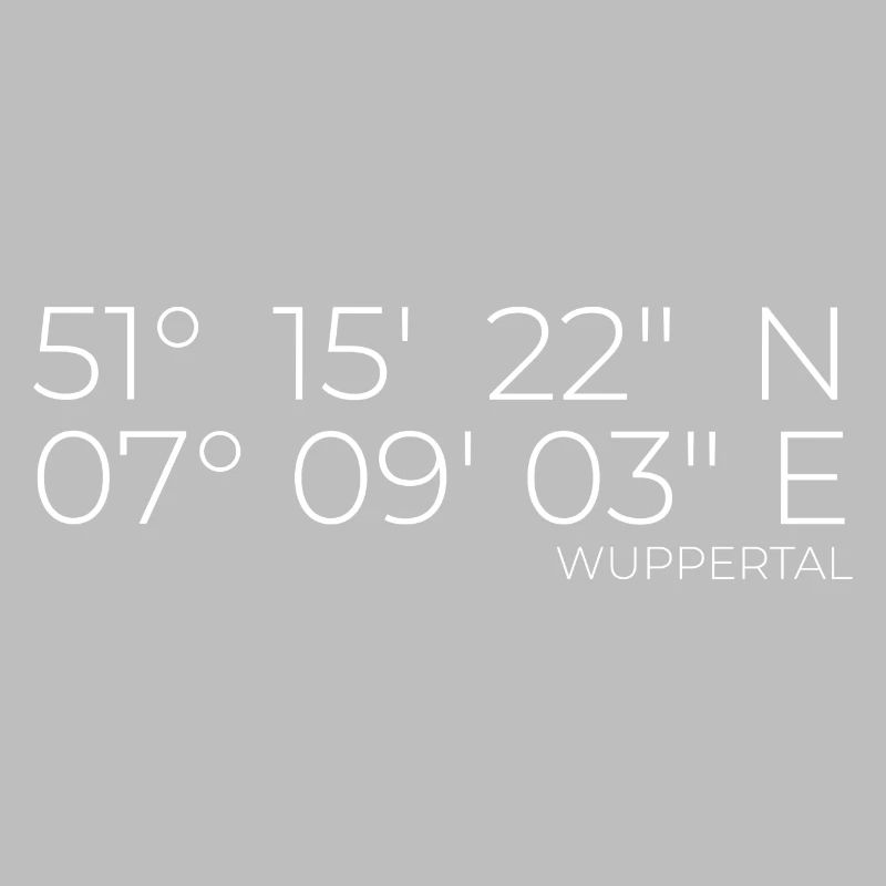 Coordinates Wuppertal