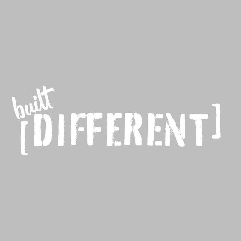 Construit différemment – Déclaration de faute de frappe Tendance