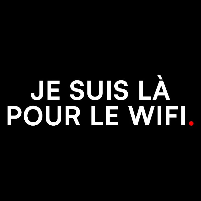 Ich bin hier wegen WLAN – Geek-Humor