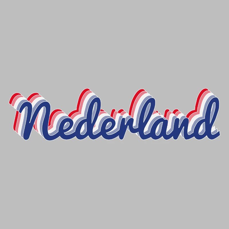 Couleurs du drapeau d’écriture des Pays-Bas