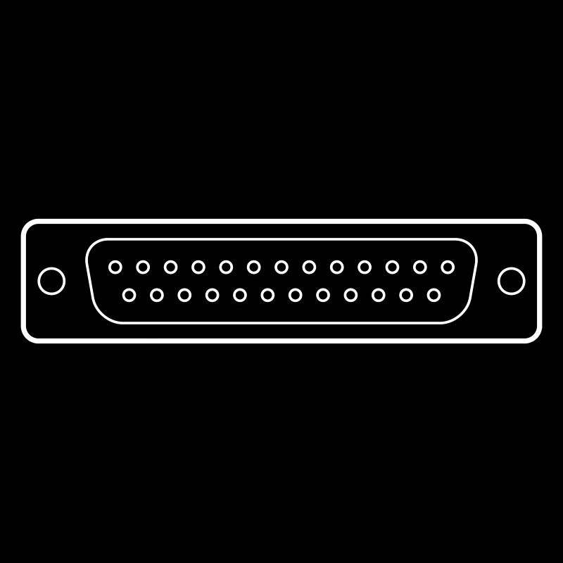 DB 25 Connector Parallel, Drucker