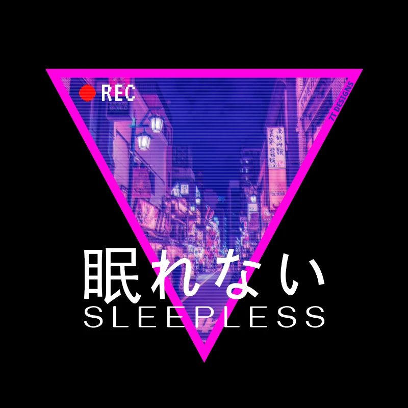 Vaporwave Osaka Tokio 80s 90s sleepless