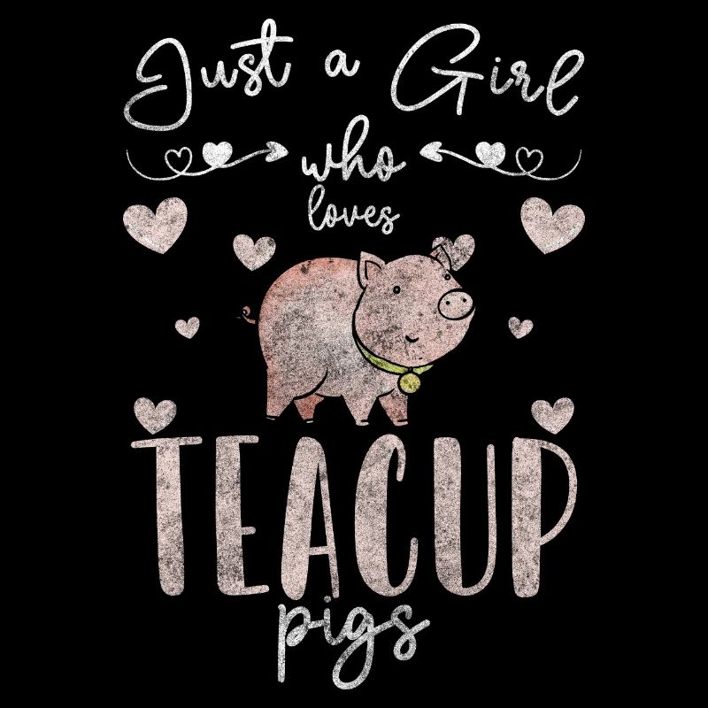 Teacup Niedlich Ringelschwanz Herz