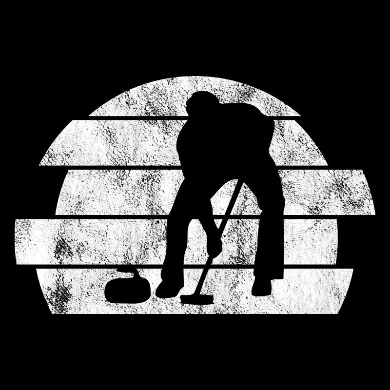 Curling sur glace Curling Retro Cadeau