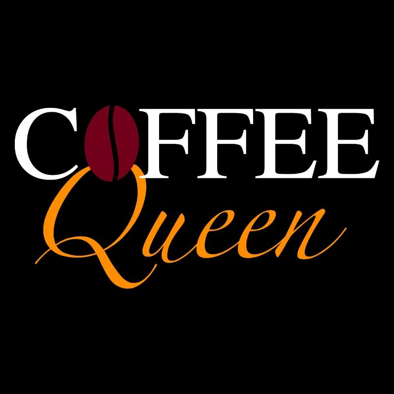 Coffee Queen with bean