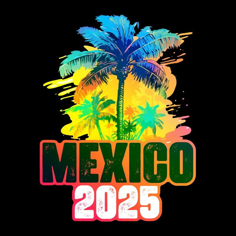 Mexiko 2025 Bunt Palmen