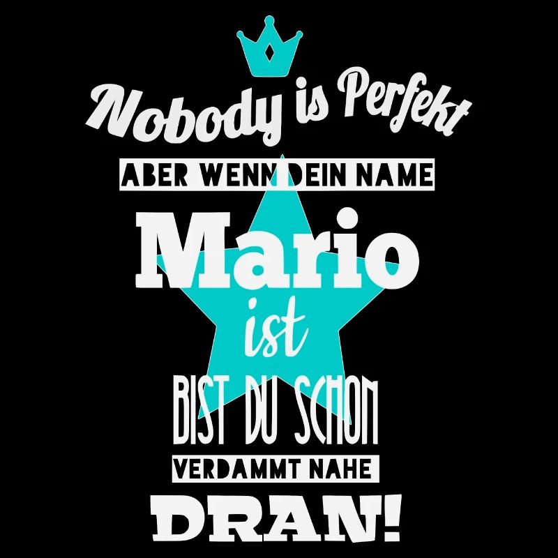 Mario männername coole sprüche geschenk vorname