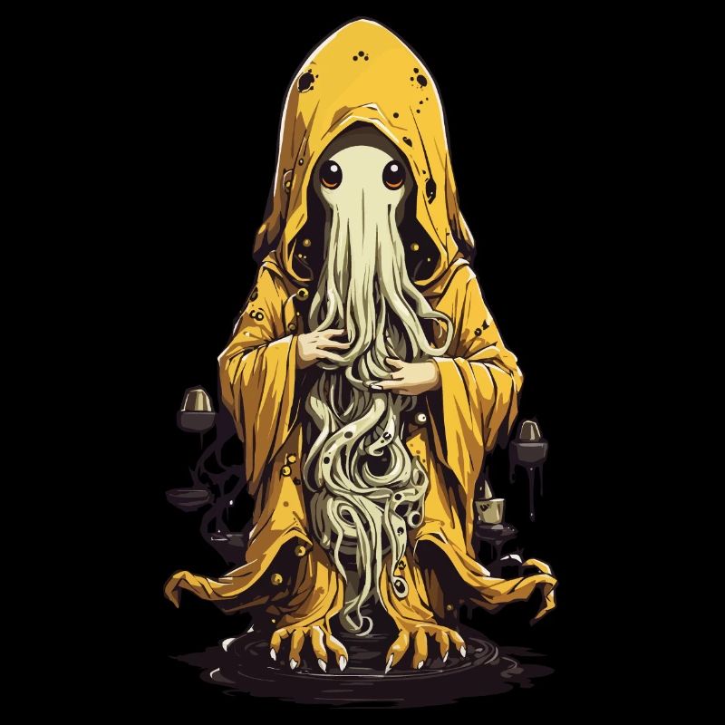 Conception mignonne de druide monstre d’Halloween