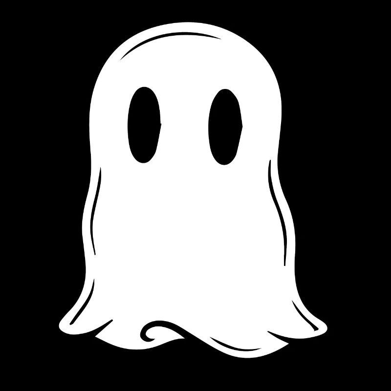 Spooky Cute Kawaii Ghost Design