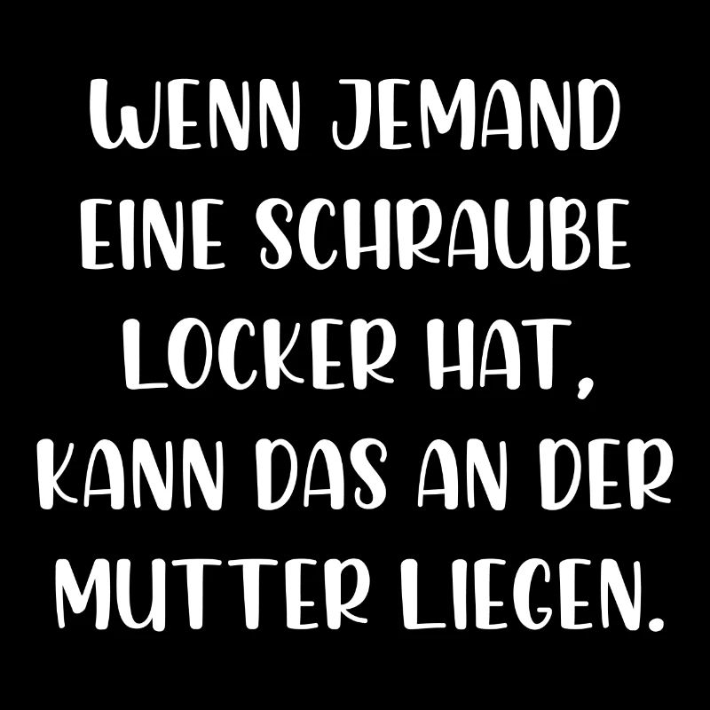 Schraube locker kann an der Mutter liegen
