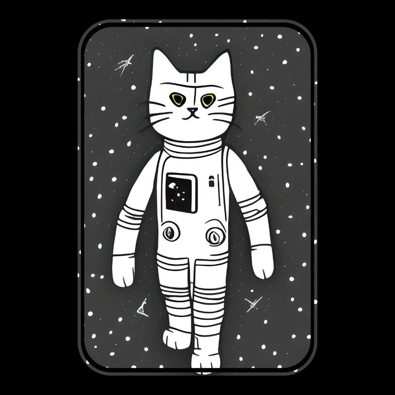 Espace chat astronaute