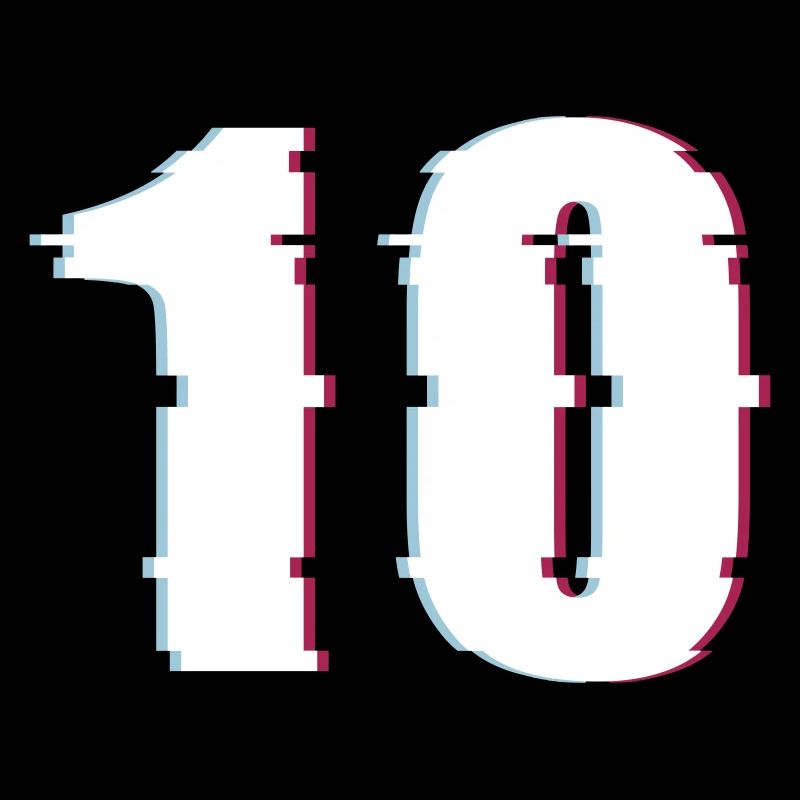10 Effet de dix nombres Nombre déformé