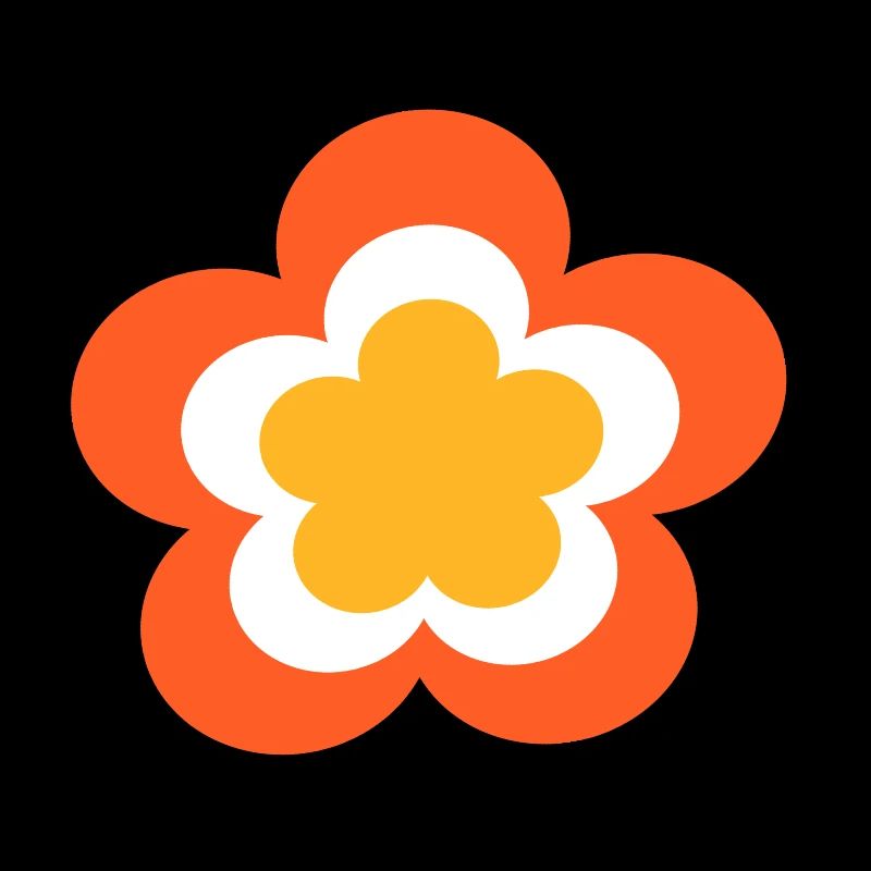 70s Flower Pattern
