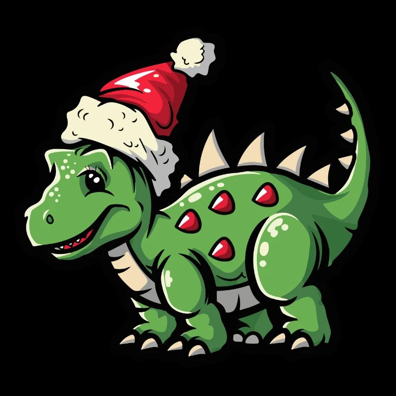 Dinosaurier stegosaurus Weihnachten