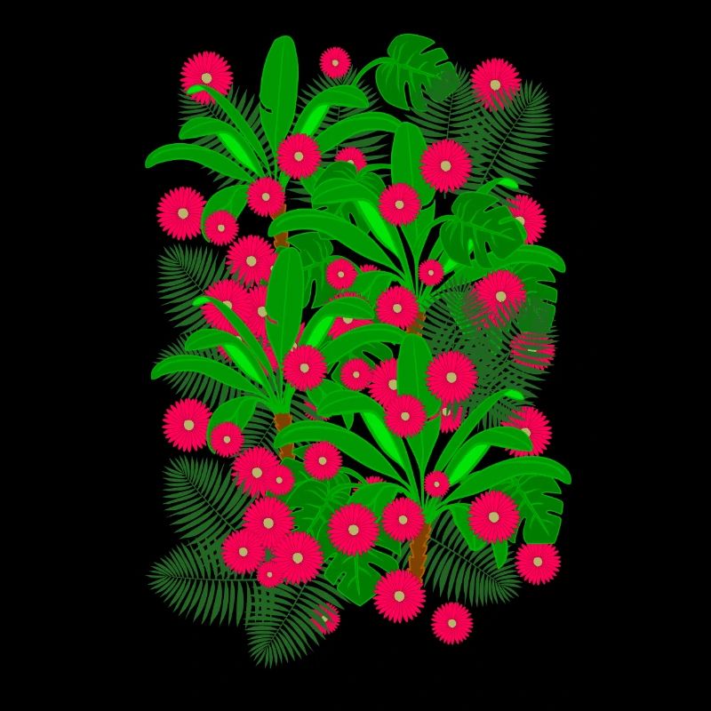 Forêt de fleurs