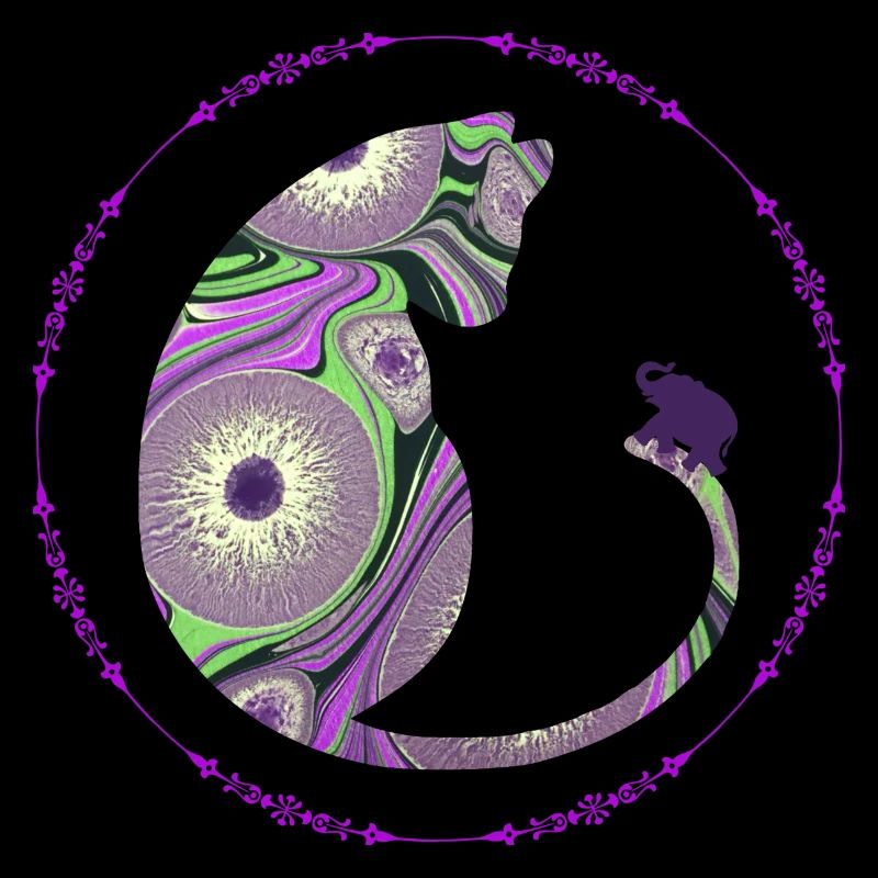 katze mit elefant e 239