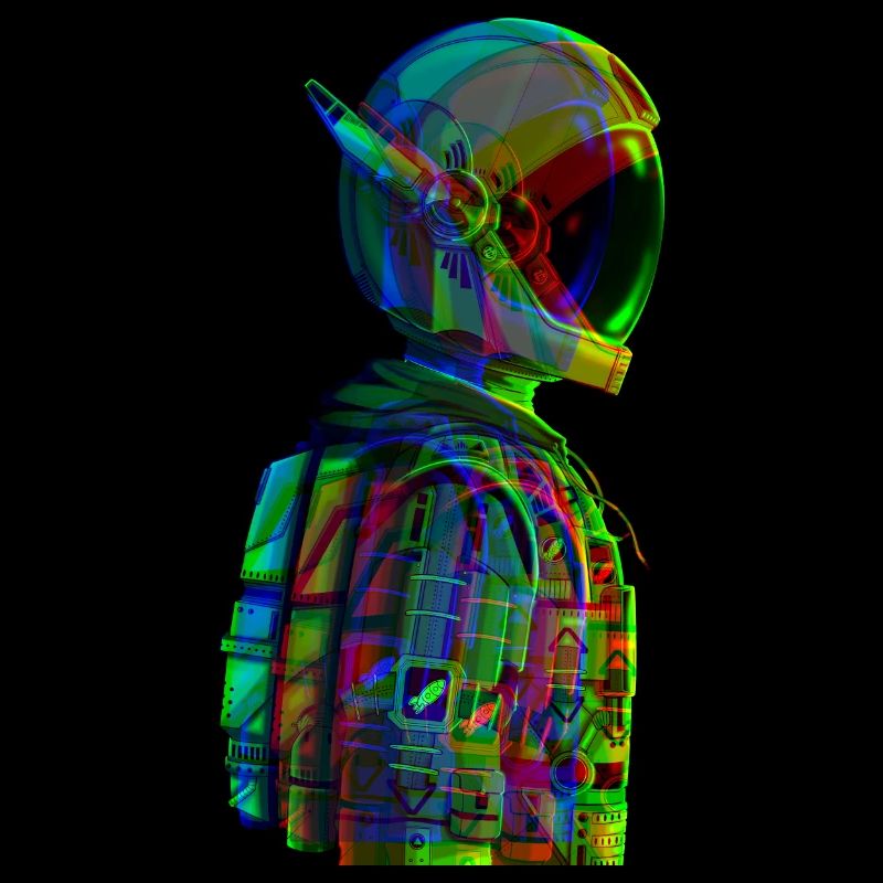 Astronaut Rakete Weltall Geschenk Idee