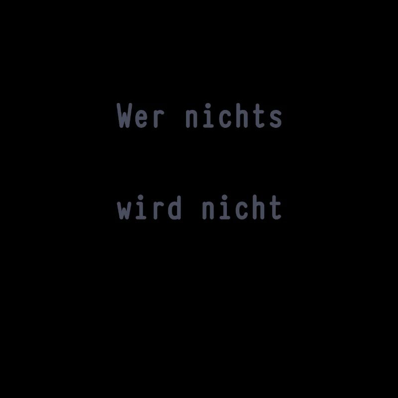 Wer nichts erwartet wird nicht enttäuscht