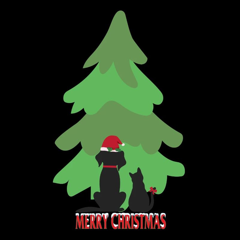 Pfotschafter X-Mas - chien, chat, sapin de Noël