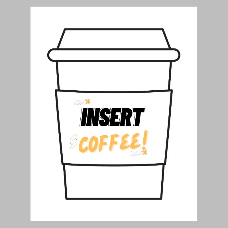 Insert Coffee Label LSHYBW