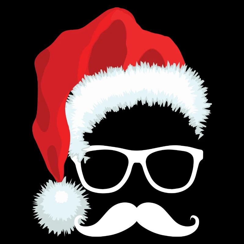 Xmas Hut mit Schnurrbart