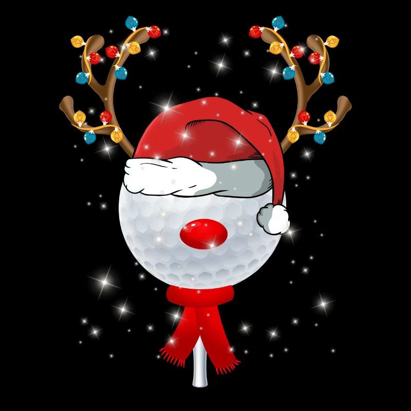 Weihnachtsgolfball