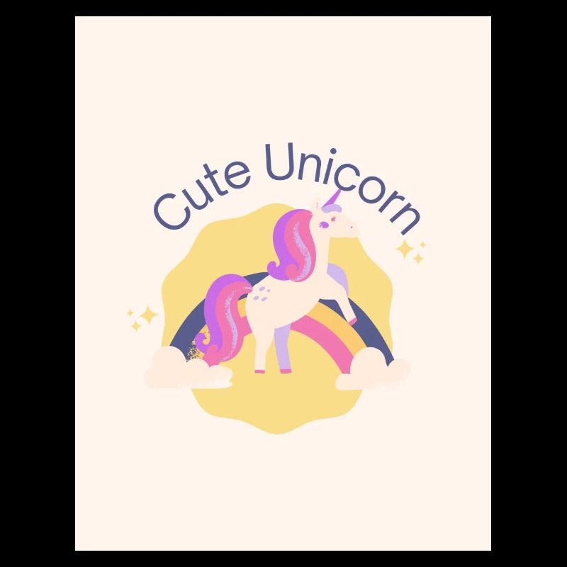 Süßes Einhorn