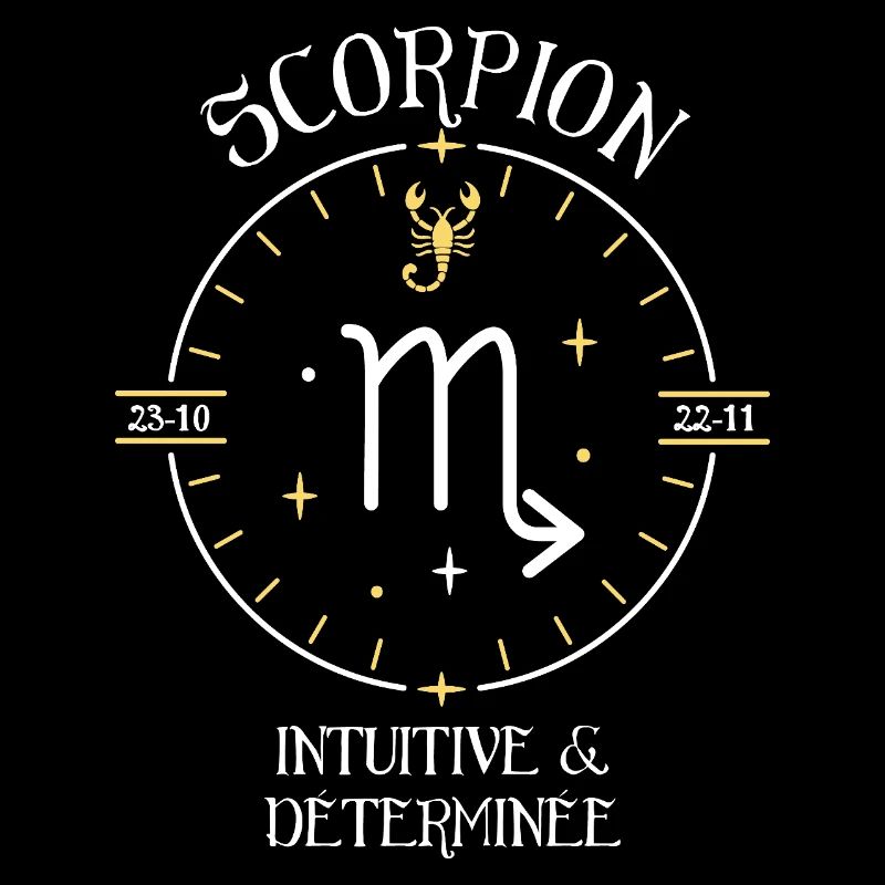 Du signe du Scorpion - Intuitive et déterminée