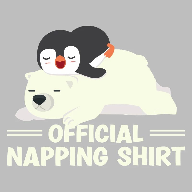 Sleeping Penguin Lover Cute Penguin Napping