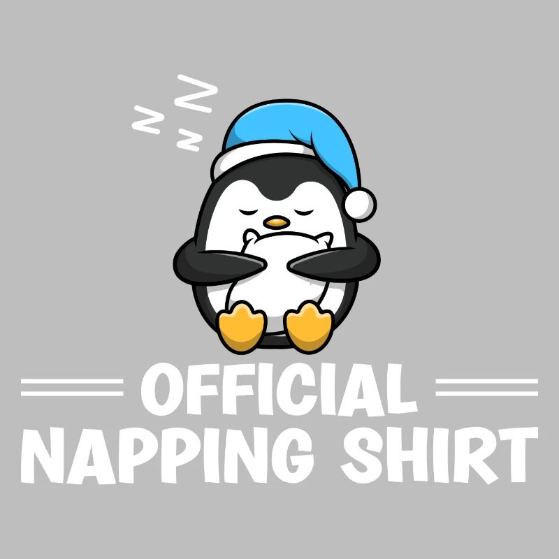 Sleeping Penguin Lover Cute Penguin Napping