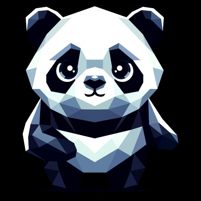 Panda polygonal
