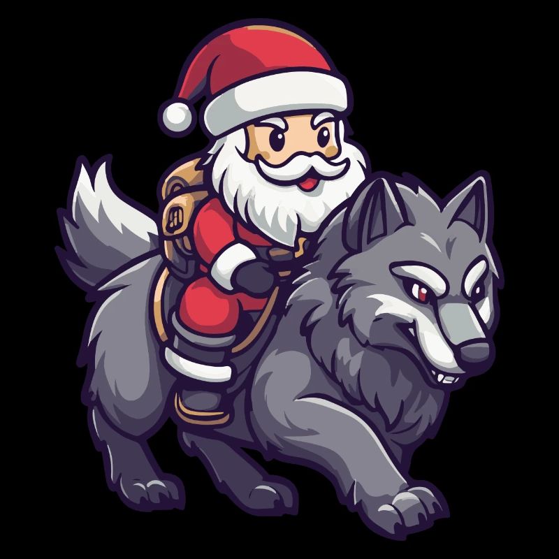 Loup Père Noël