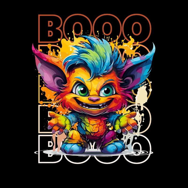 Chibi Sneak & Booo! Crafty Goblin Tee!