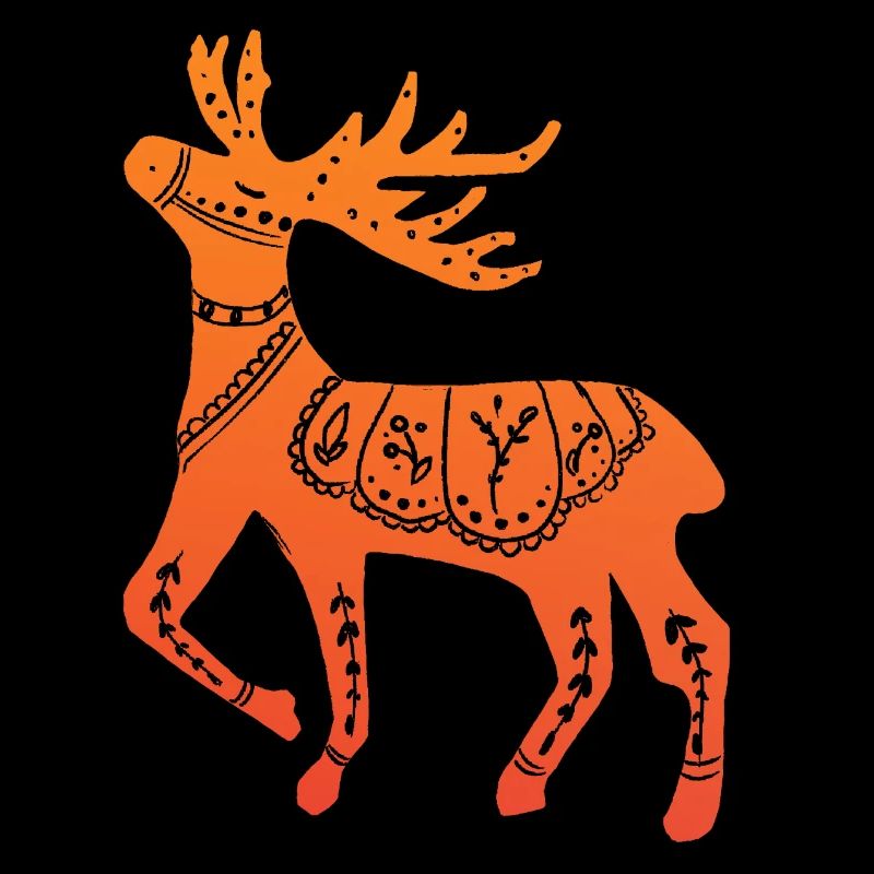 Suède Suède dalarna dala cheval cheval Joyeux Noël orignal
