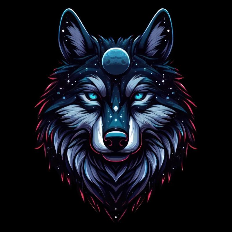 Kosmischer Wolf